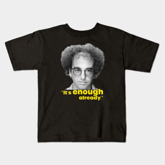 Larry David Kids T-Shirt by Distancer